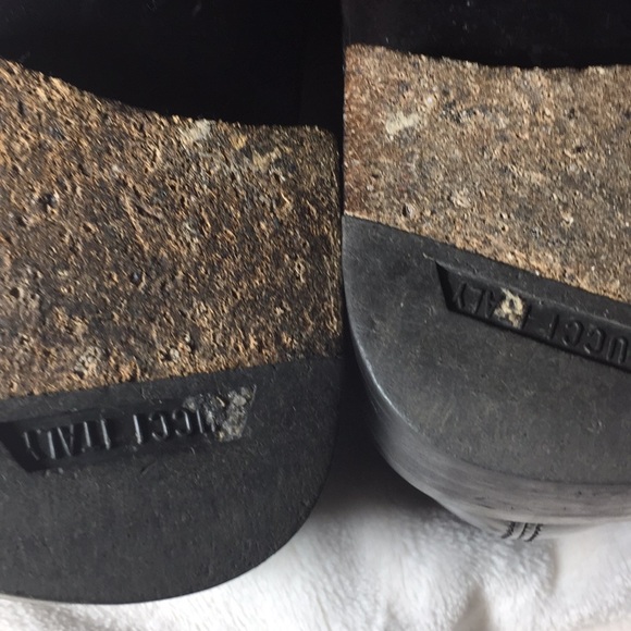 GUCCI MEN BLACK SHOES SIZE 7.5D
